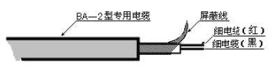 污水超声波液位计电缆线说明图